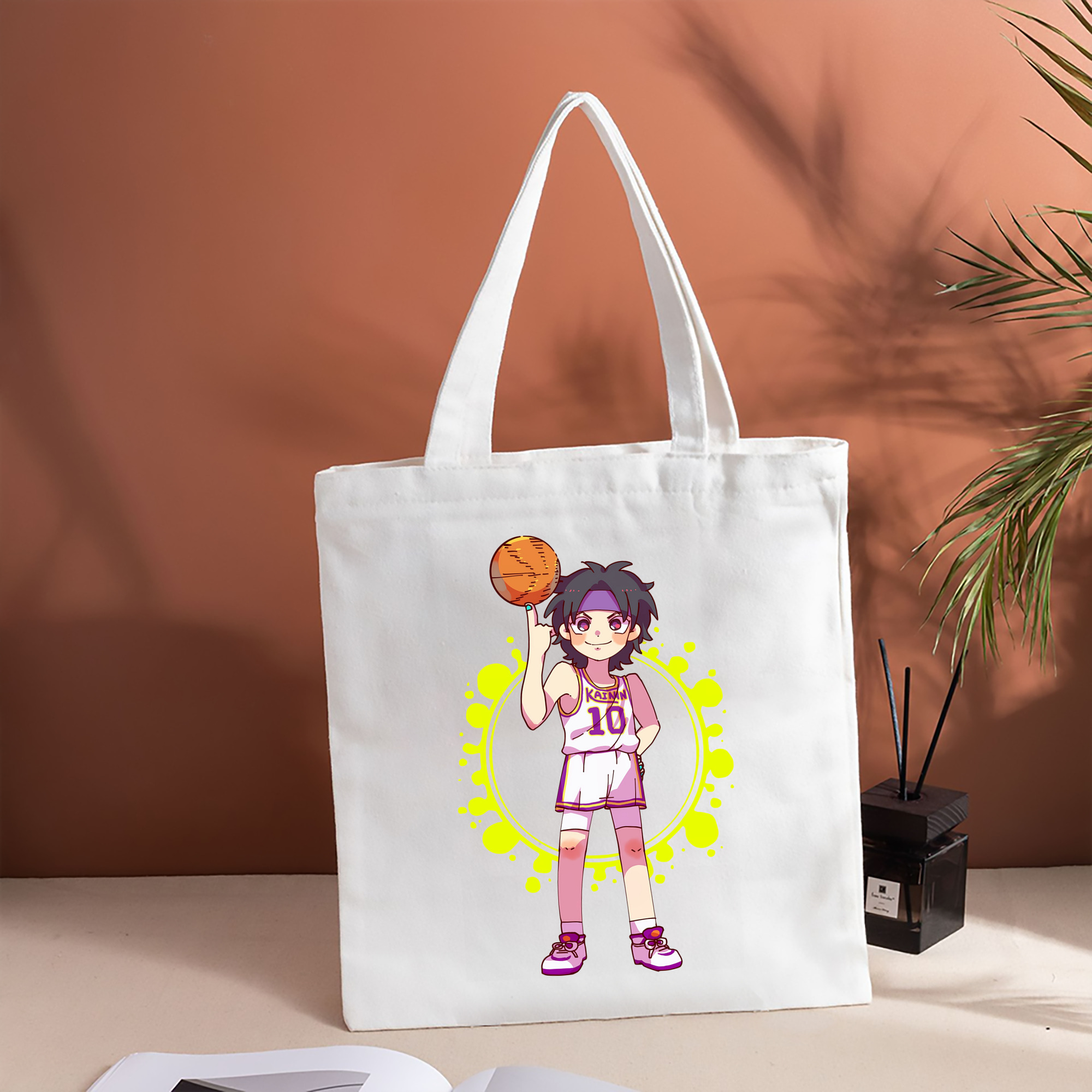 SLAM DUNK／スラムダンク 縦型キャンバス生地手提げバッグ　トートバッグ