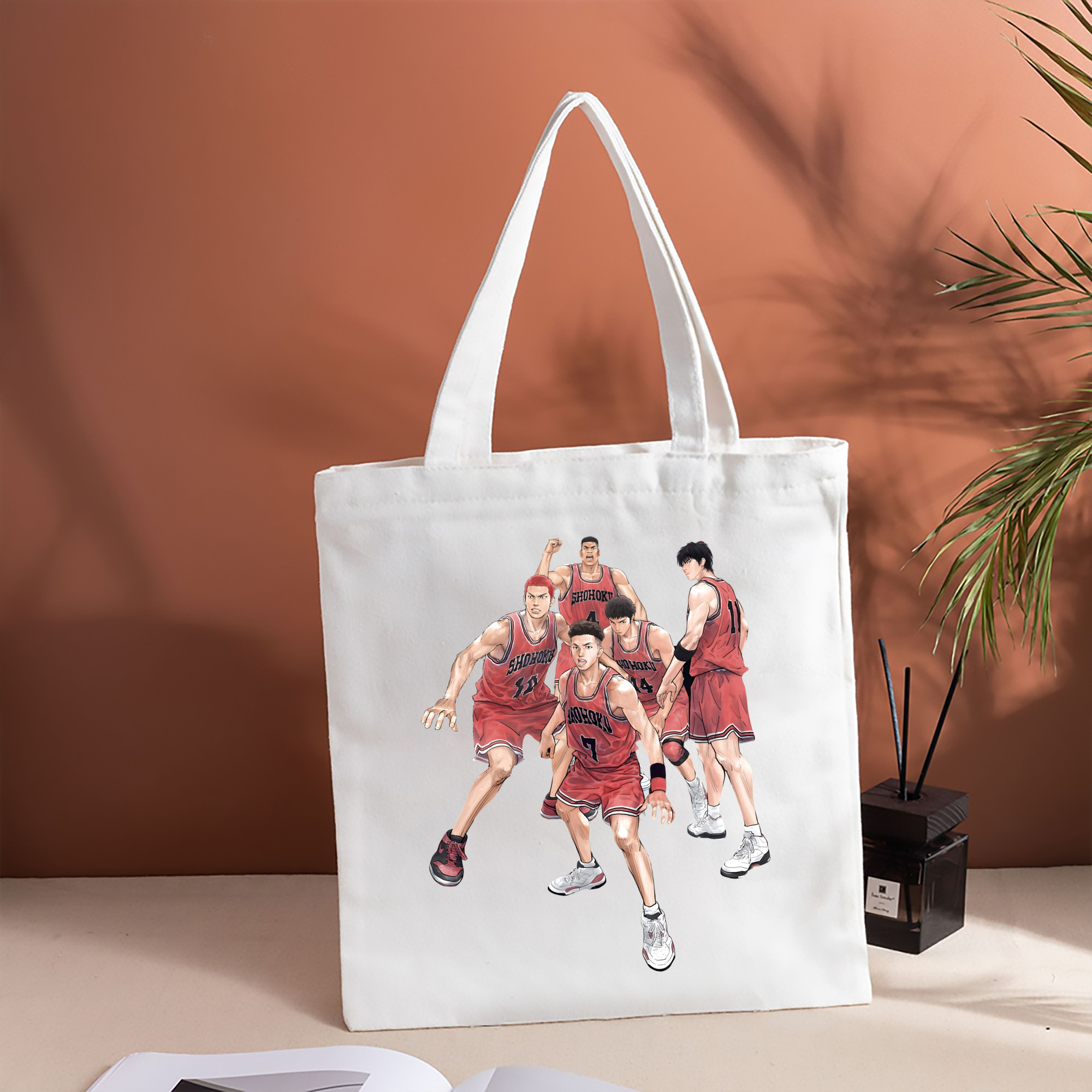 SLAM DUNK／スラムダンク 縦型キャンバス生地手提げバッグ　トートバッグ