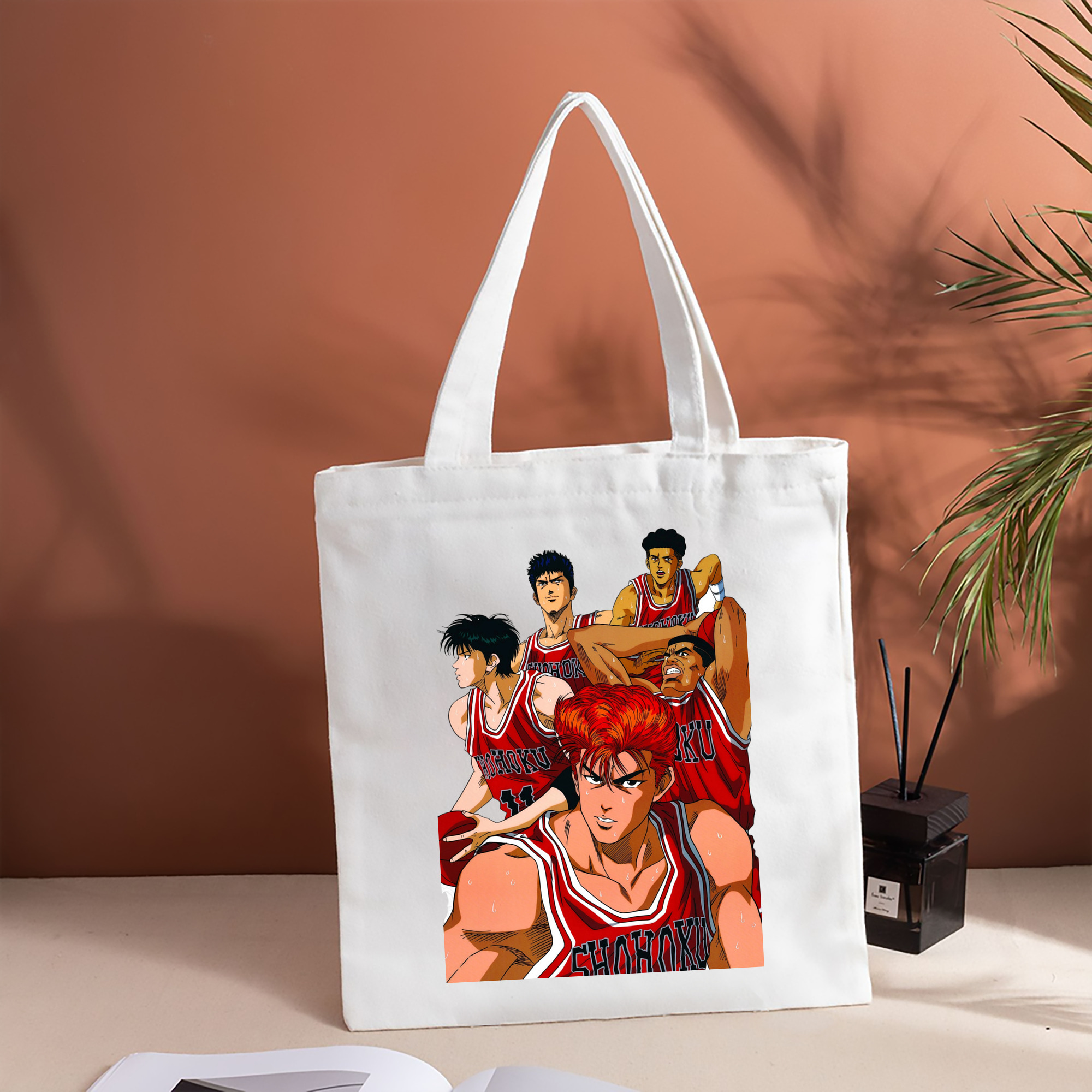SLAM DUNK／スラムダンク 縦型キャンバス生地手提げバッグ　トートバッグ