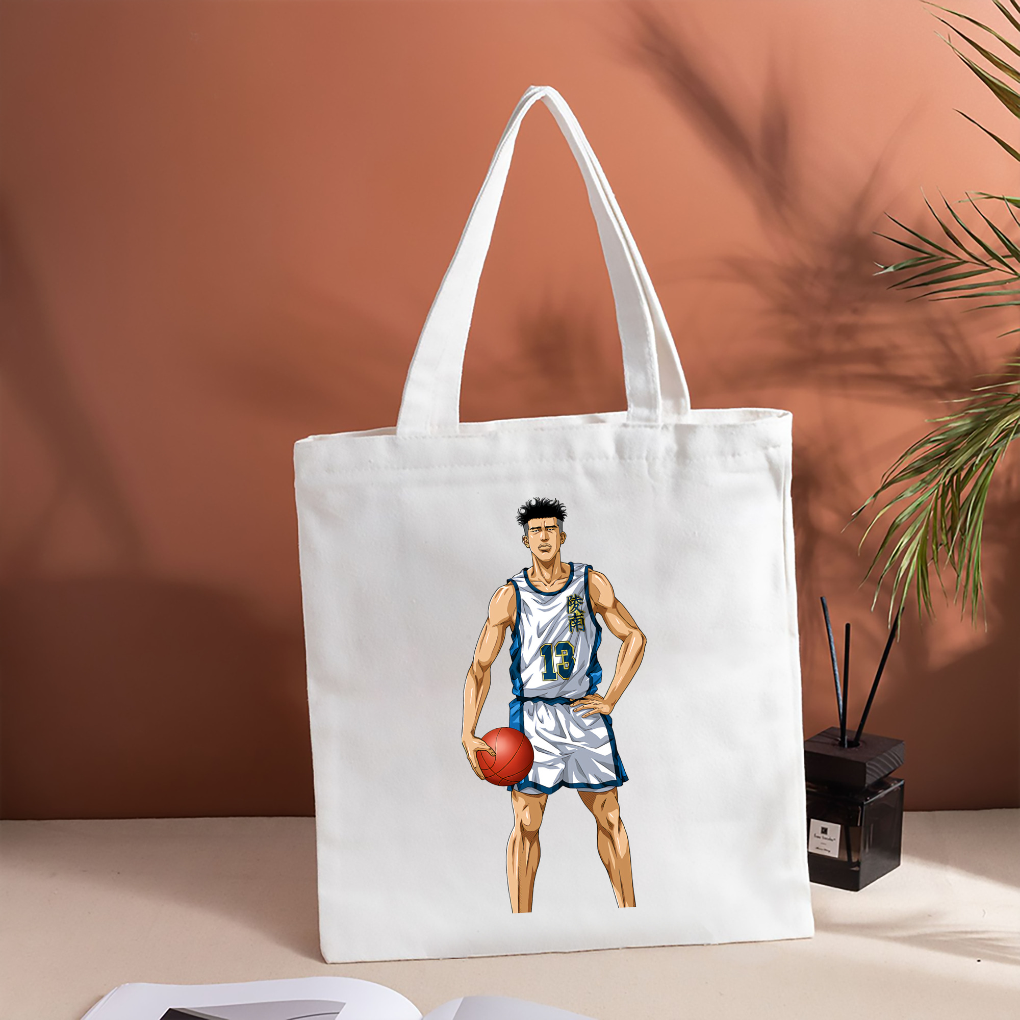 SLAM DUNK／スラムダンク 縦型キャンバス生地手提げバッグ　トートバッグ