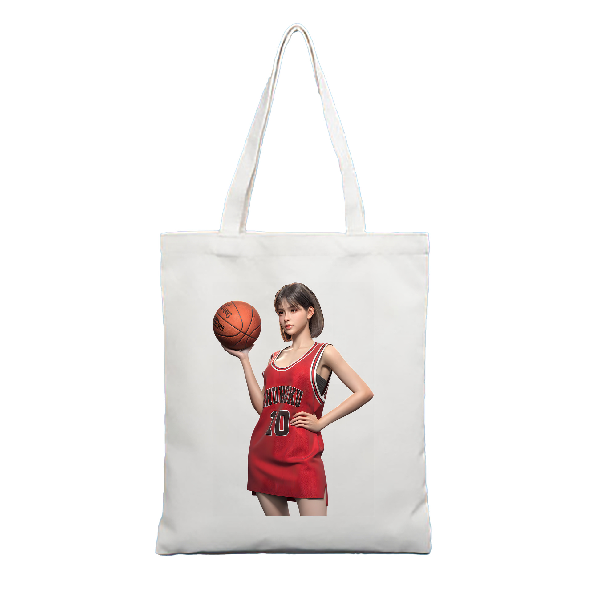 （画像用） SLAM DUNK／スラムダンク 縦型キャンバス生地手提げバッグ　トートバッグ