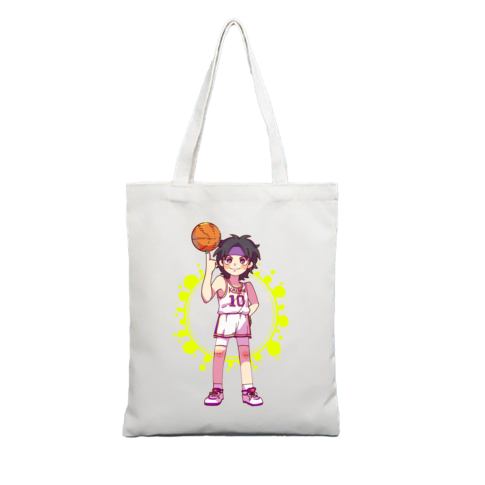 （画像用） SLAM DUNK／スラムダンク 縦型キャンバス生地手提げバッグ　トートバッグ