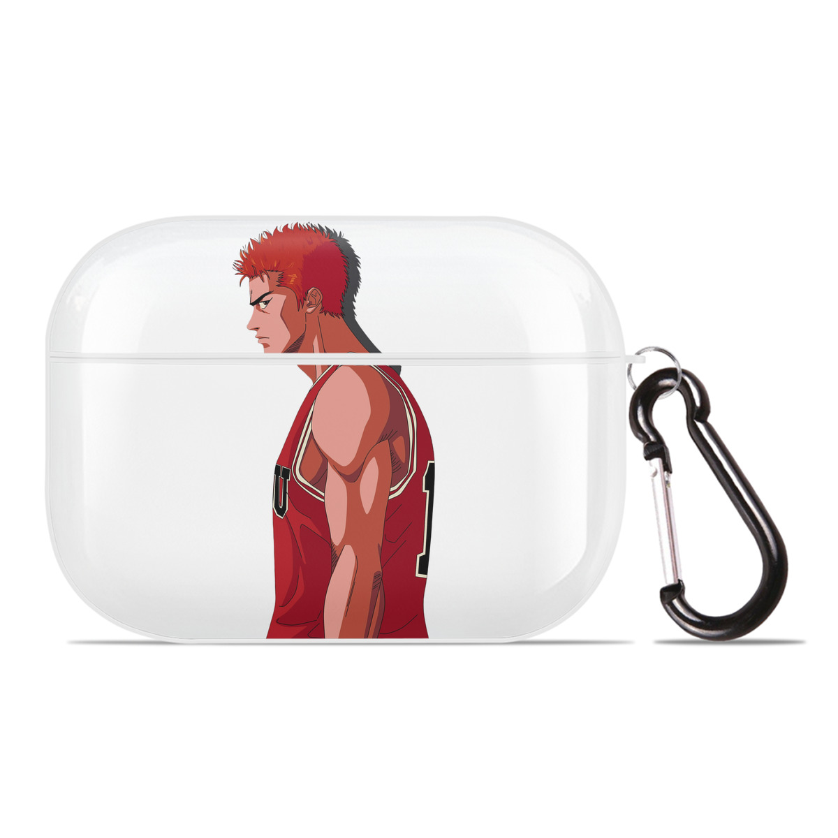 （画像用） SLAM DUNK／スラムダンク 【AirPods Pro用】ハードシェル保護ケース 耐衝撃・防指紋・カラビナ付き商品仕様
