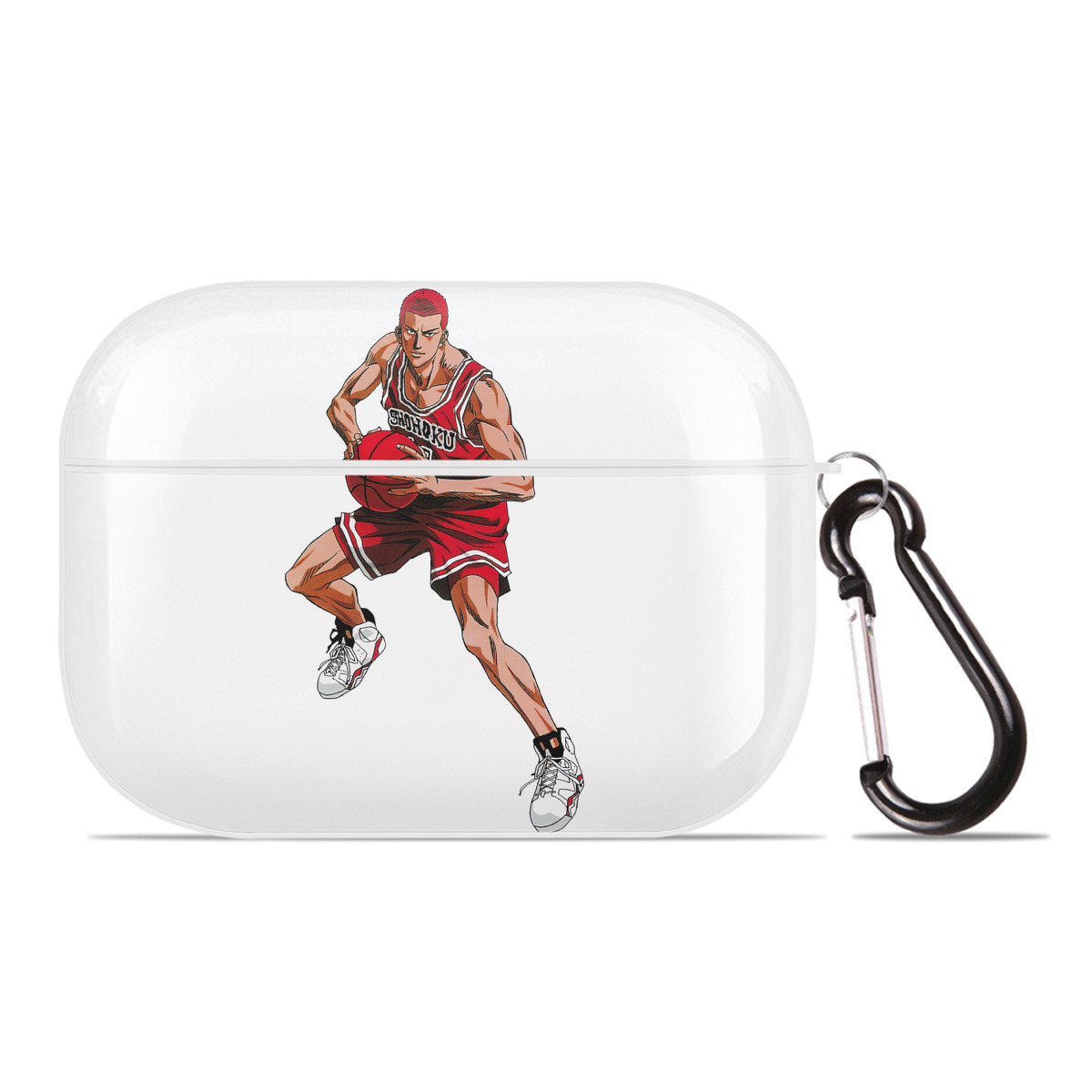 （画像用） SLAM DUNK／スラムダンク 【AirPods Pro用】ハードシェル保護ケース 耐衝撃・防指紋・カラビナ付き商品仕様