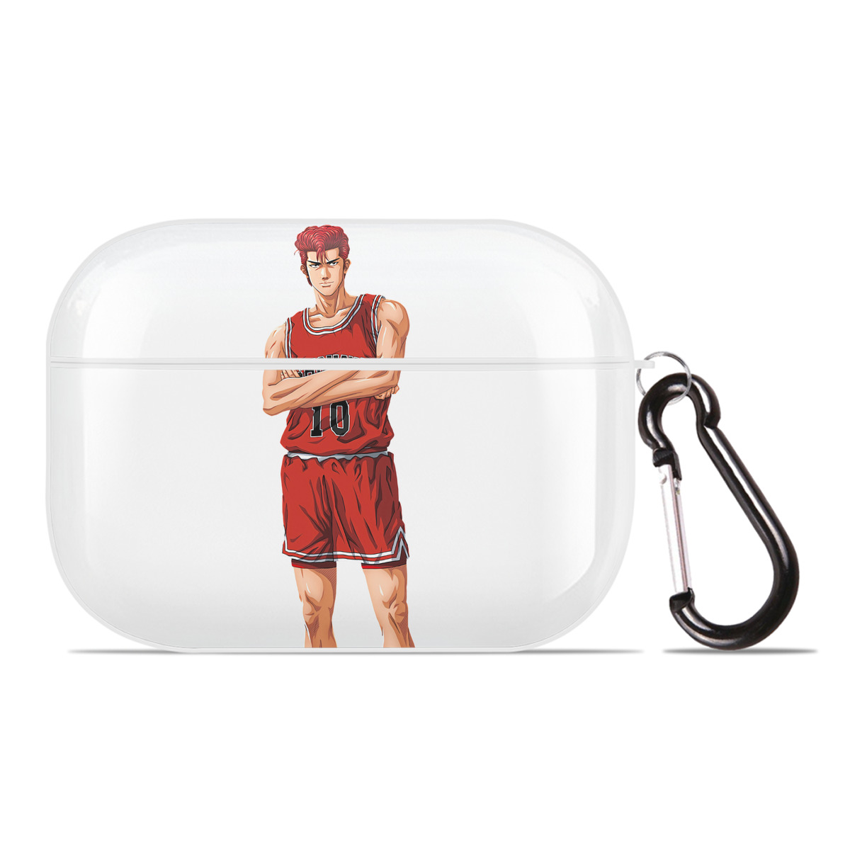 （画像用） SLAM DUNK／スラムダンク 【AirPods Pro用】ハードシェル保護ケース 耐衝撃・防指紋・カラビナ付き商品仕様