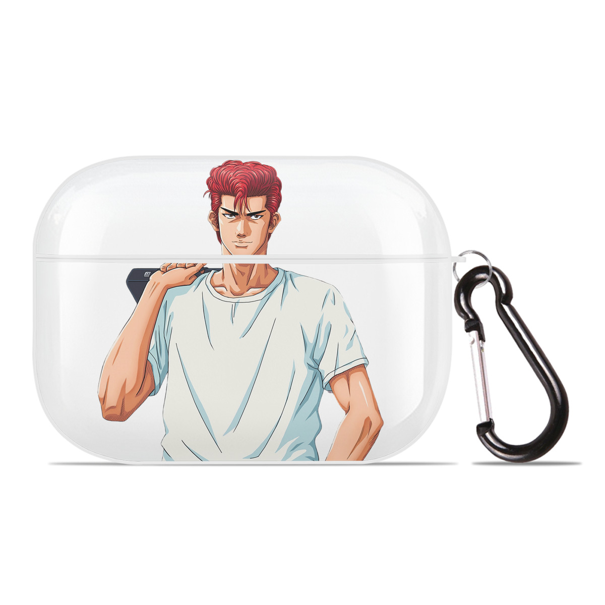 （画像用） SLAM DUNK／スラムダンク 【AirPods Pro用】ハードシェル保護ケース 耐衝撃・防指紋・カラビナ付き商品仕様