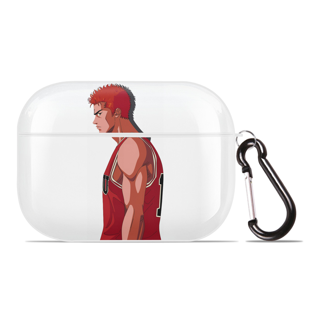 （画像用） SLAM DUNK／スラムダンク 【AirPods Pro用】ハードシェル保護ケース 耐衝撃・防指紋・カラビナ付き商品仕様