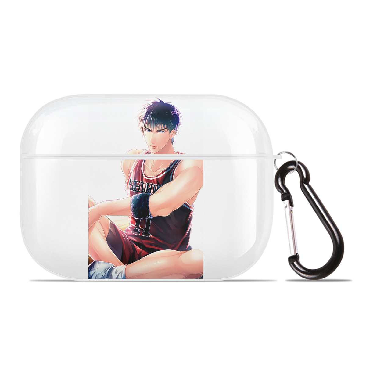（画像用） SLAM DUNK／スラムダンク 【AirPods Pro用】ハードシェル保護ケース 耐衝撃・防指紋・カラビナ付き商品仕様