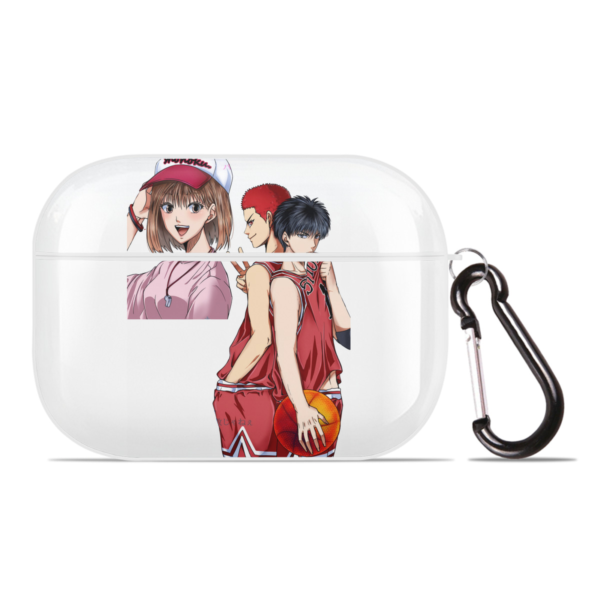 （画像用） SLAM DUNK／スラムダンク 【AirPods Pro用】ハードシェル保護ケース 耐衝撃・防指紋・カラビナ付き商品仕様