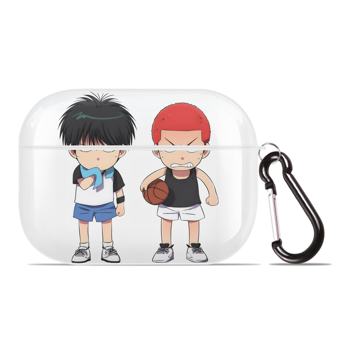 （画像用） SLAM DUNK／スラムダンク 【AirPods Pro用】ハードシェル保護ケース 耐衝撃・防指紋・カラビナ付き商品仕様