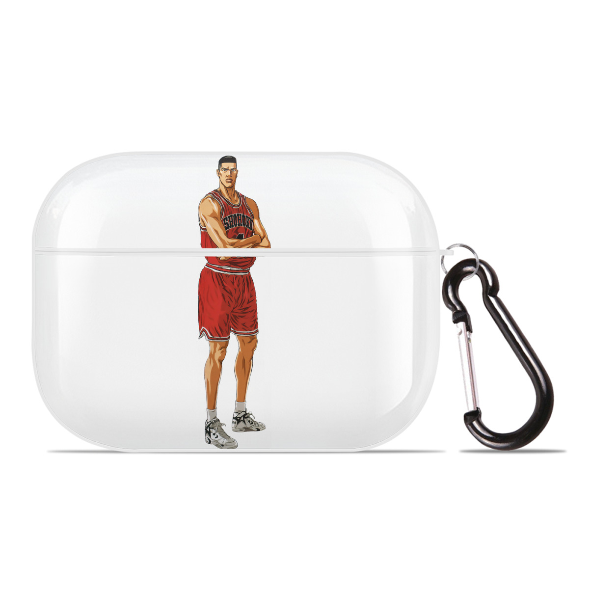 SLAM DUNK／スラムダンク 【AirPods Pro用】ハードシェル保護ケース 耐衝撃・防指紋・カラビナ付き商品仕様