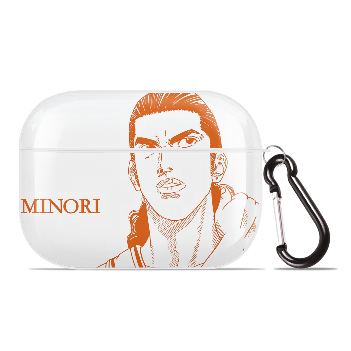 SLAM DUNK／スラムダンク 【AirPods Pro用】ハードシェル保護ケース 耐衝撃・防指紋・カラビナ付き商品仕様
