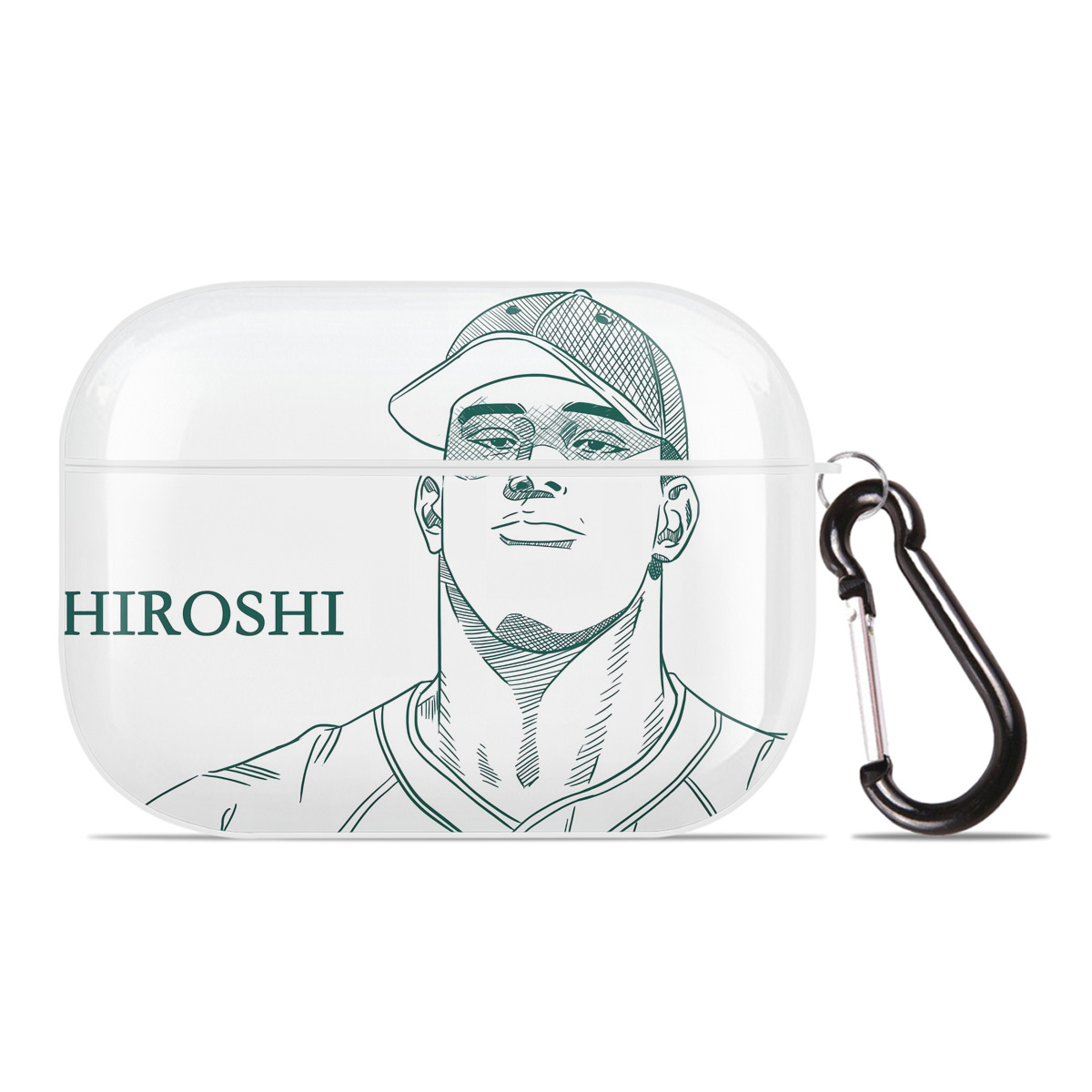 SLAM DUNK／スラムダンク 【AirPods Pro用】ハードシェル保護ケース 耐衝撃・防指紋・カラビナ付き商品仕様