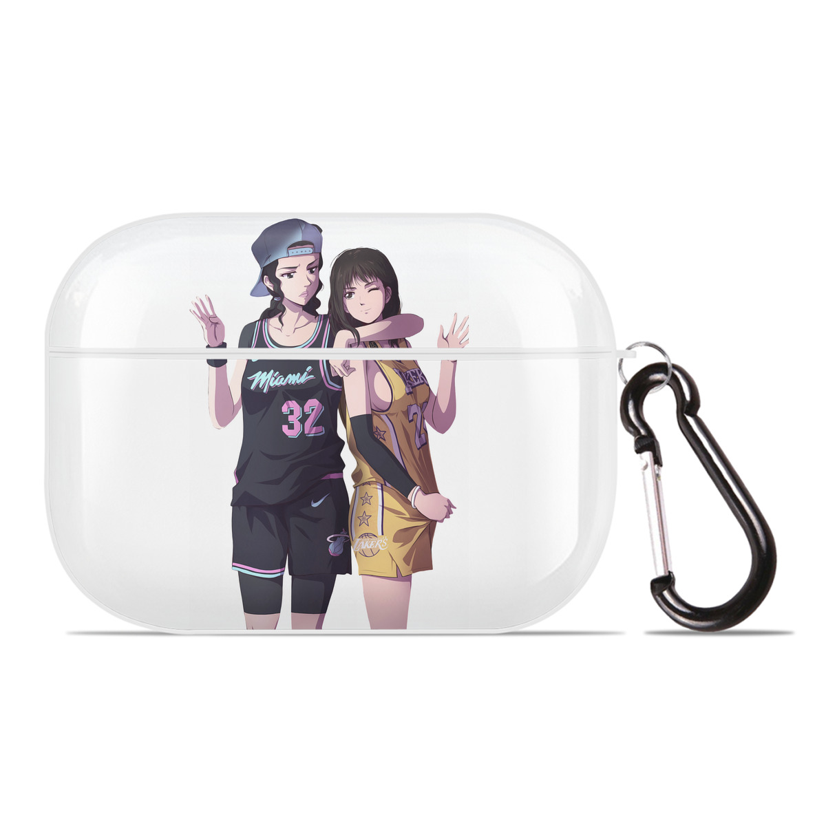 SLAM DUNK／スラムダンク 【AirPods Pro用】ハードシェル保護ケース 耐衝撃・防指紋・カラビナ付き商品仕様