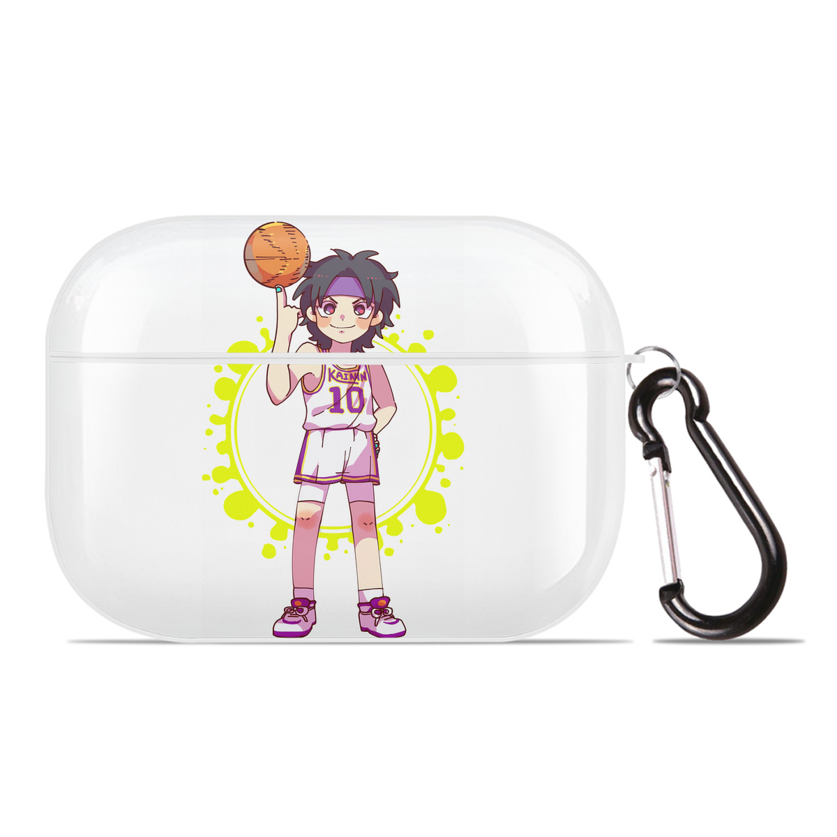 SLAM DUNK／スラムダンク 【AirPods Pro用】ハードシェル保護ケース 耐衝撃・防指紋・カラビナ付き商品仕様