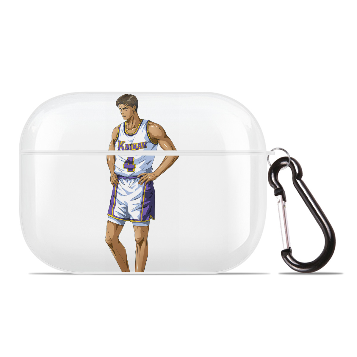 SLAM DUNK／スラムダンク 【AirPods Pro用】ハードシェル保護ケース 耐衝撃・防指紋・カラビナ付き商品仕様