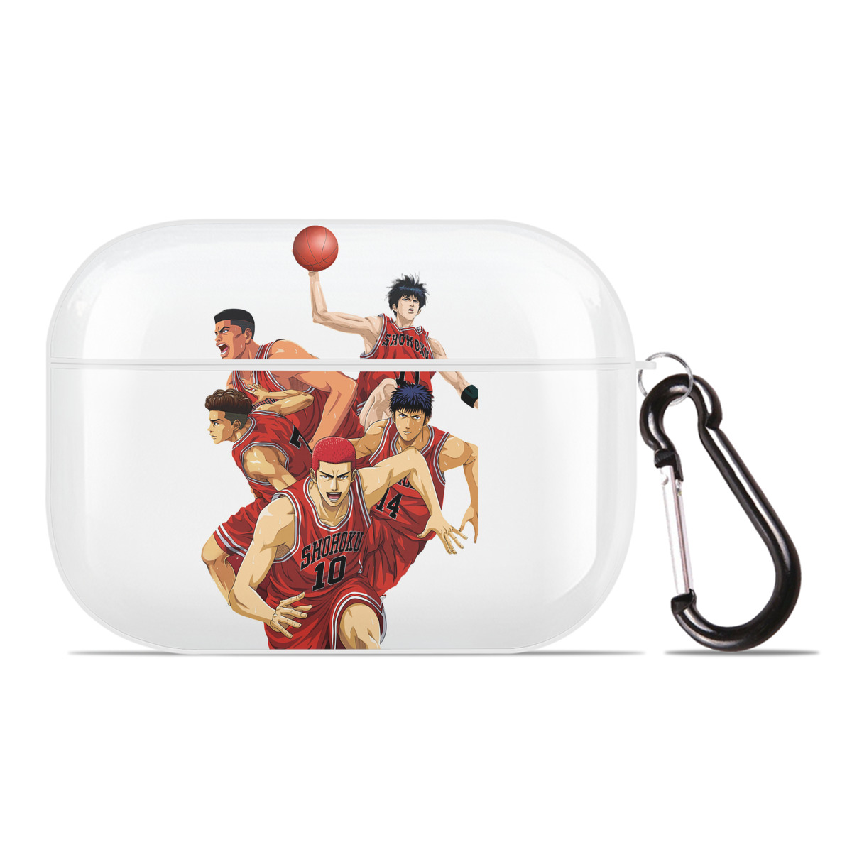 SLAM DUNK／スラムダンク 【AirPods Pro用】ハードシェル保護ケース 耐衝撃・防指紋・カラビナ付き商品仕様