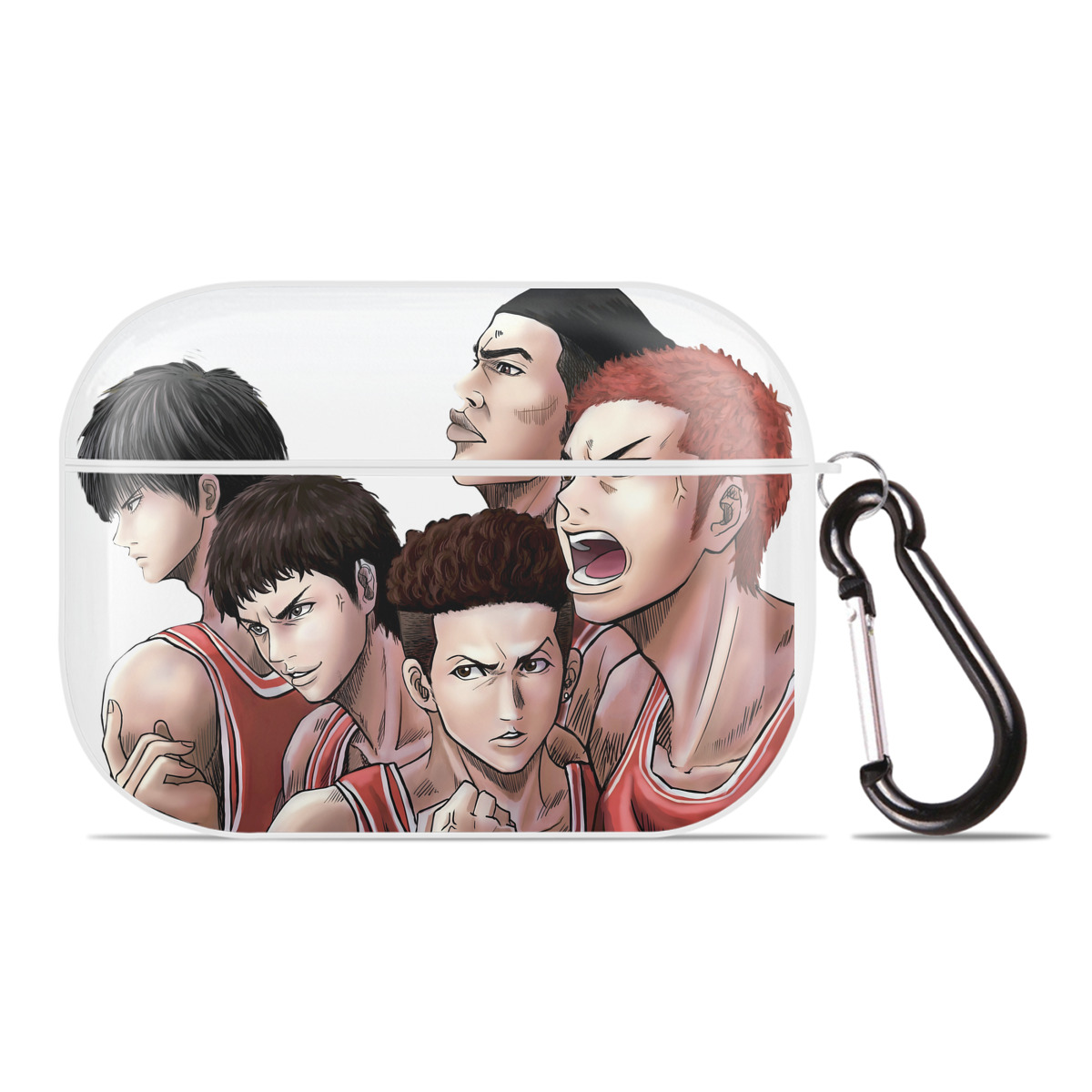 SLAM DUNK／スラムダンク 【AirPods Pro用】ハードシェル保護ケース 耐衝撃・防指紋・カラビナ付き商品仕様