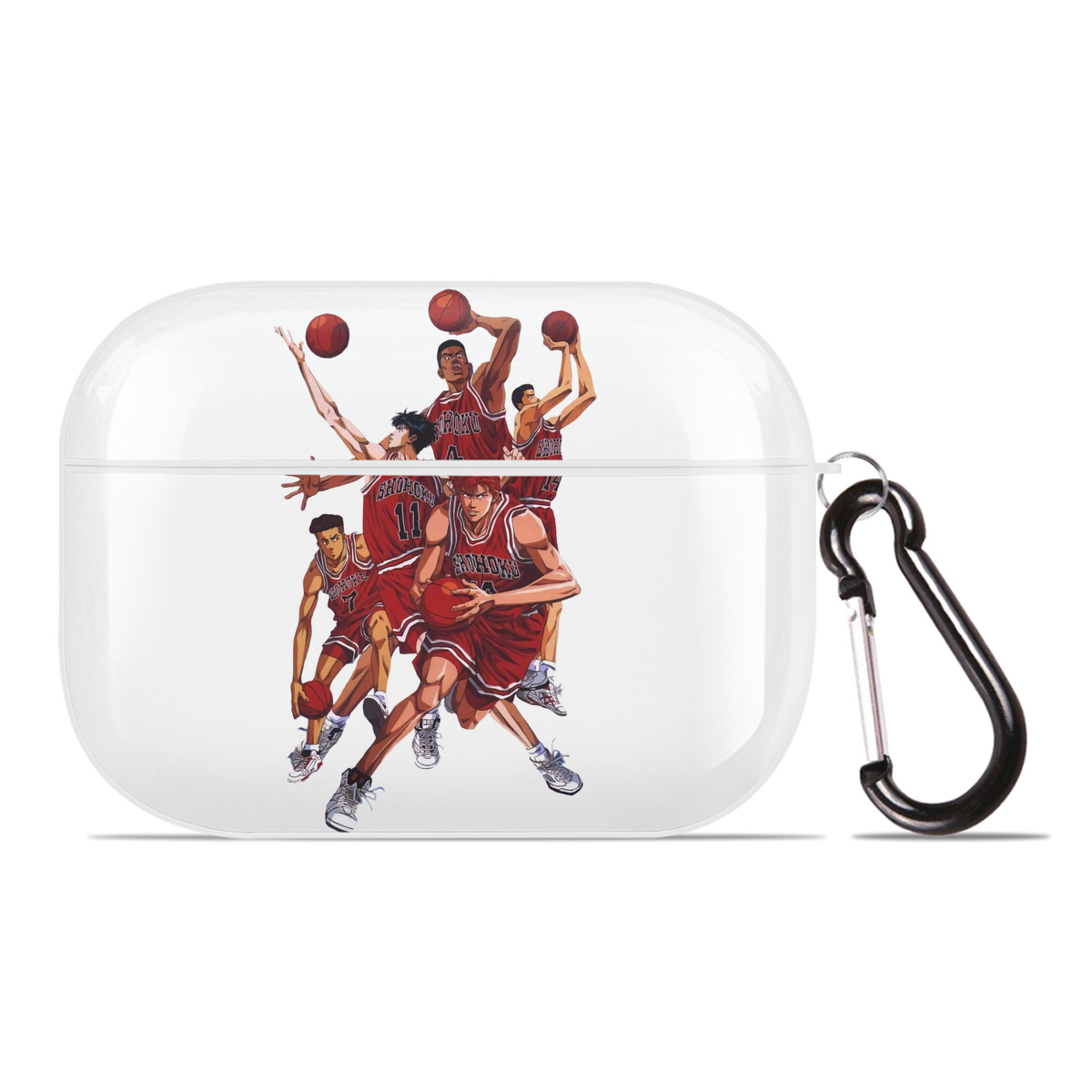 SLAM DUNK／スラムダンク 【AirPods Pro用】ハードシェル保護ケース 耐衝撃・防指紋・カラビナ付き商品仕様