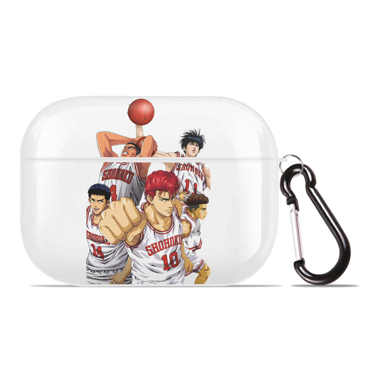 SLAM DUNK／スラムダンク 【AirPods Pro用】ハードシェル保護ケース 耐衝撃・防指紋・カラビナ付き商品仕様