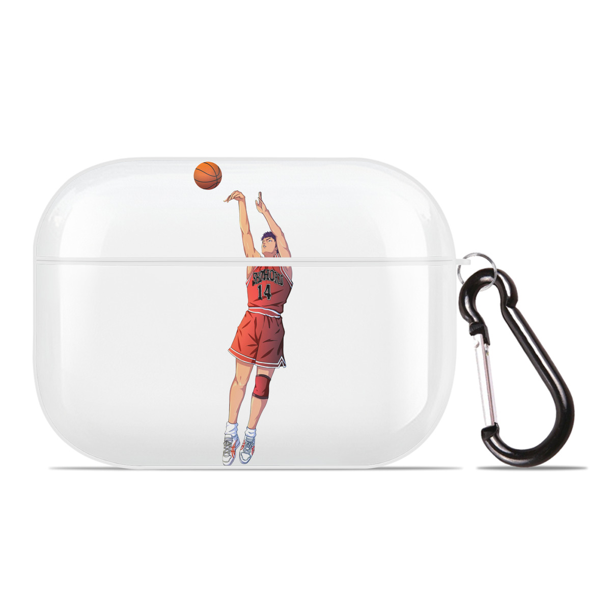 SLAM DUNK／スラムダンク 【AirPods Pro用】ハードシェル保護ケース 耐衝撃・防指紋・カラビナ付き商品仕様