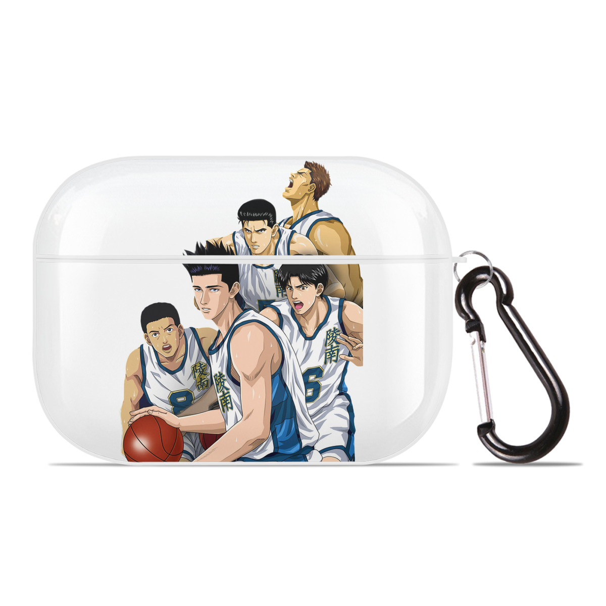 （画像用） SLAM DUNK／スラムダンク 【AirPods Pro用】ハードシェル保護ケース 耐衝撃・防指紋・カラビナ付き商品仕様