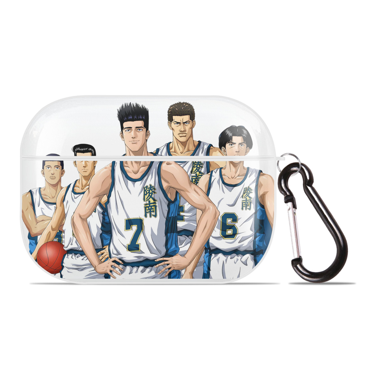 （画像用） SLAM DUNK／スラムダンク 【AirPods Pro用】ハードシェル保護ケース 耐衝撃・防指紋・カラビナ付き商品仕様