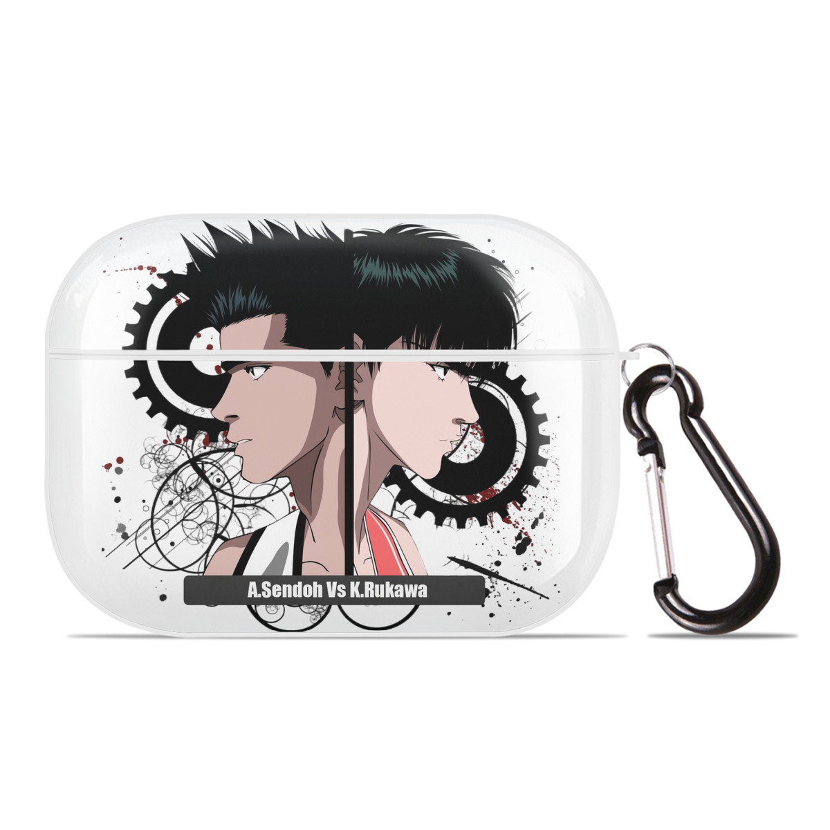 SLAM DUNK／スラムダンク 【AirPods Pro用】ハードシェル保護ケース 耐衝撃・防指紋・カラビナ付き商品仕様