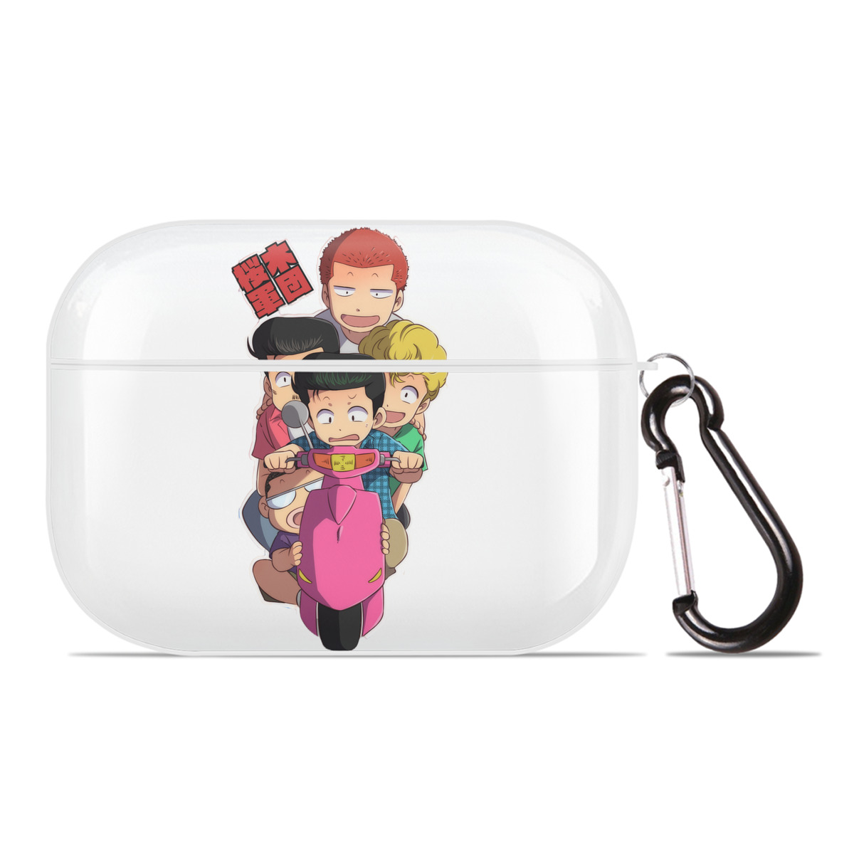 （画像用） SLAM DUNK／スラムダンク 【AirPods Pro用】ハードシェル保護ケース 耐衝撃・防指紋・カラビナ付き商品仕様
