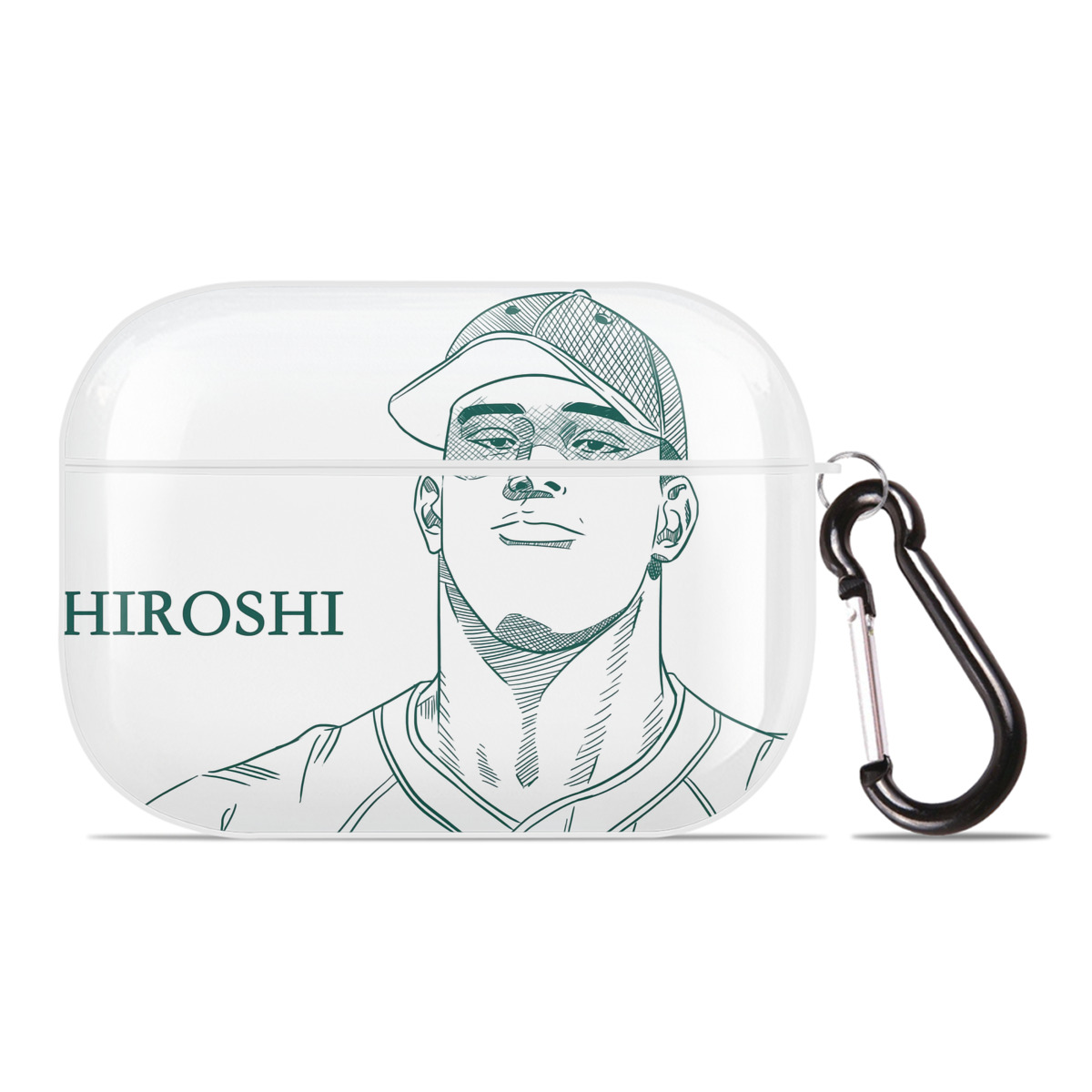 SLAM DUNK／スラムダンク 【AirPods Pro用】ハードシェル保護ケース 耐衝撃・防指紋・カラビナ付き商品仕様