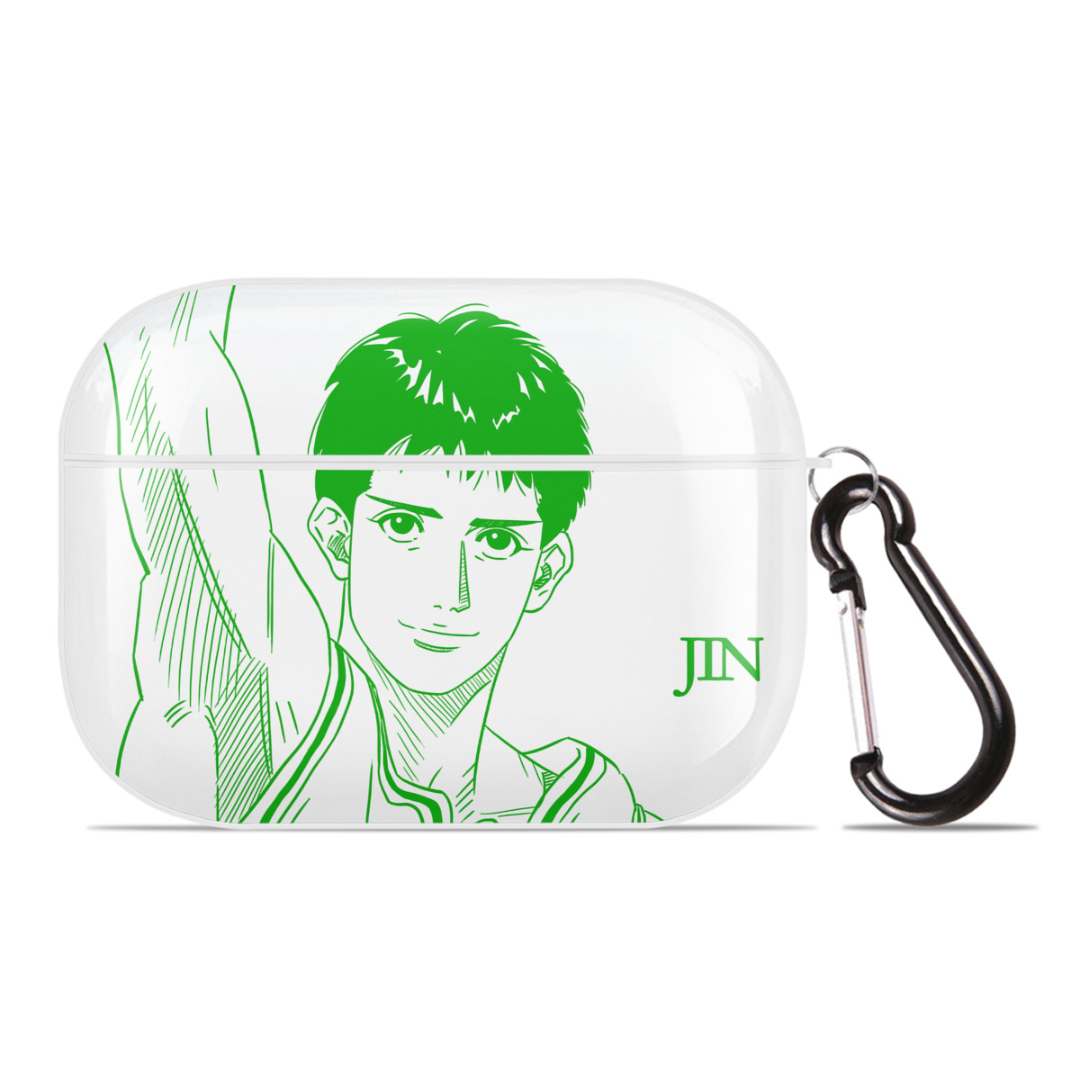 SLAM DUNK／スラムダンク 【AirPods Pro用】ハードシェル保護ケース 耐衝撃・防指紋・カラビナ付き商品仕様