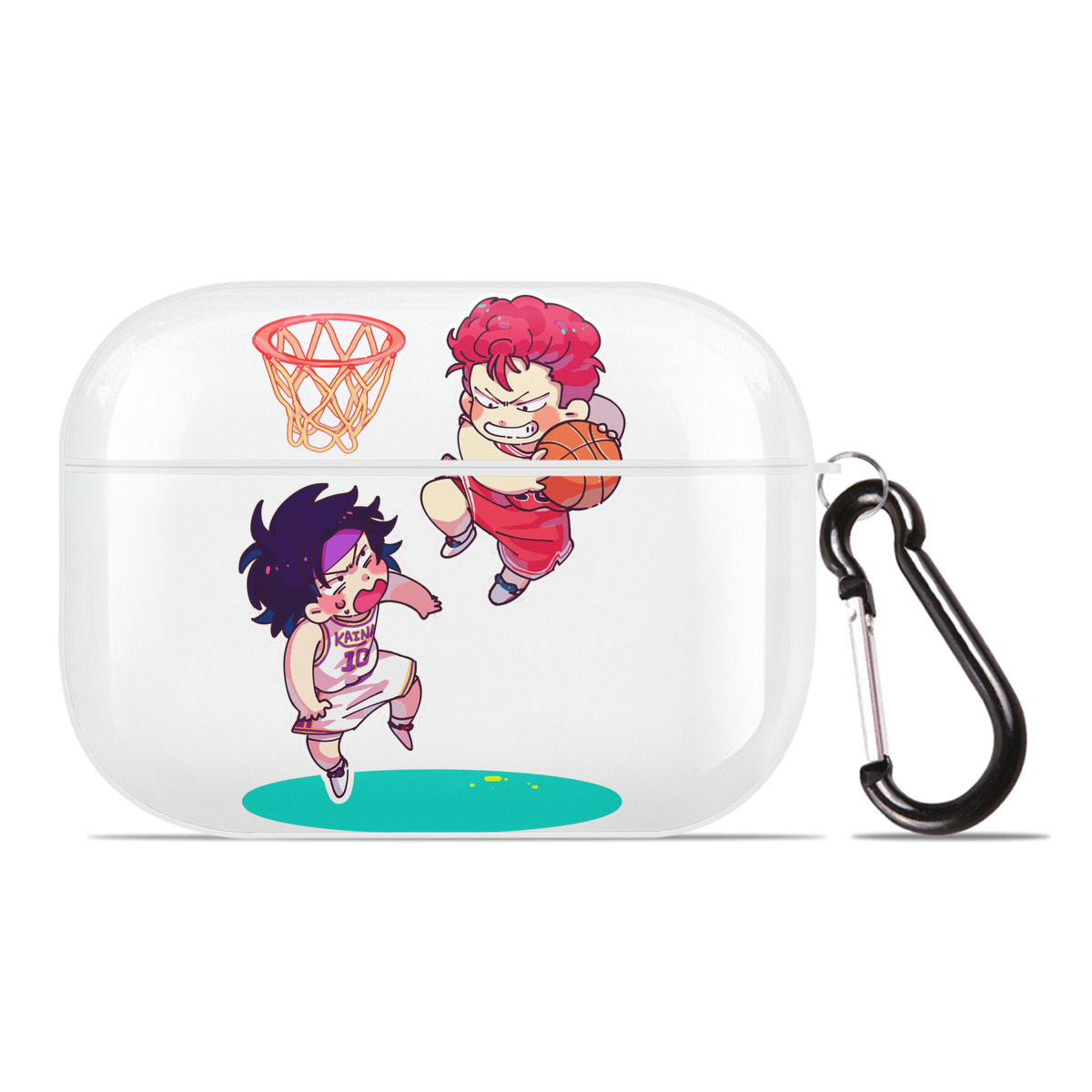 SLAM DUNK／スラムダンク 【AirPods Pro用】ハードシェル保護ケース 耐衝撃・防指紋・カラビナ付き商品仕様