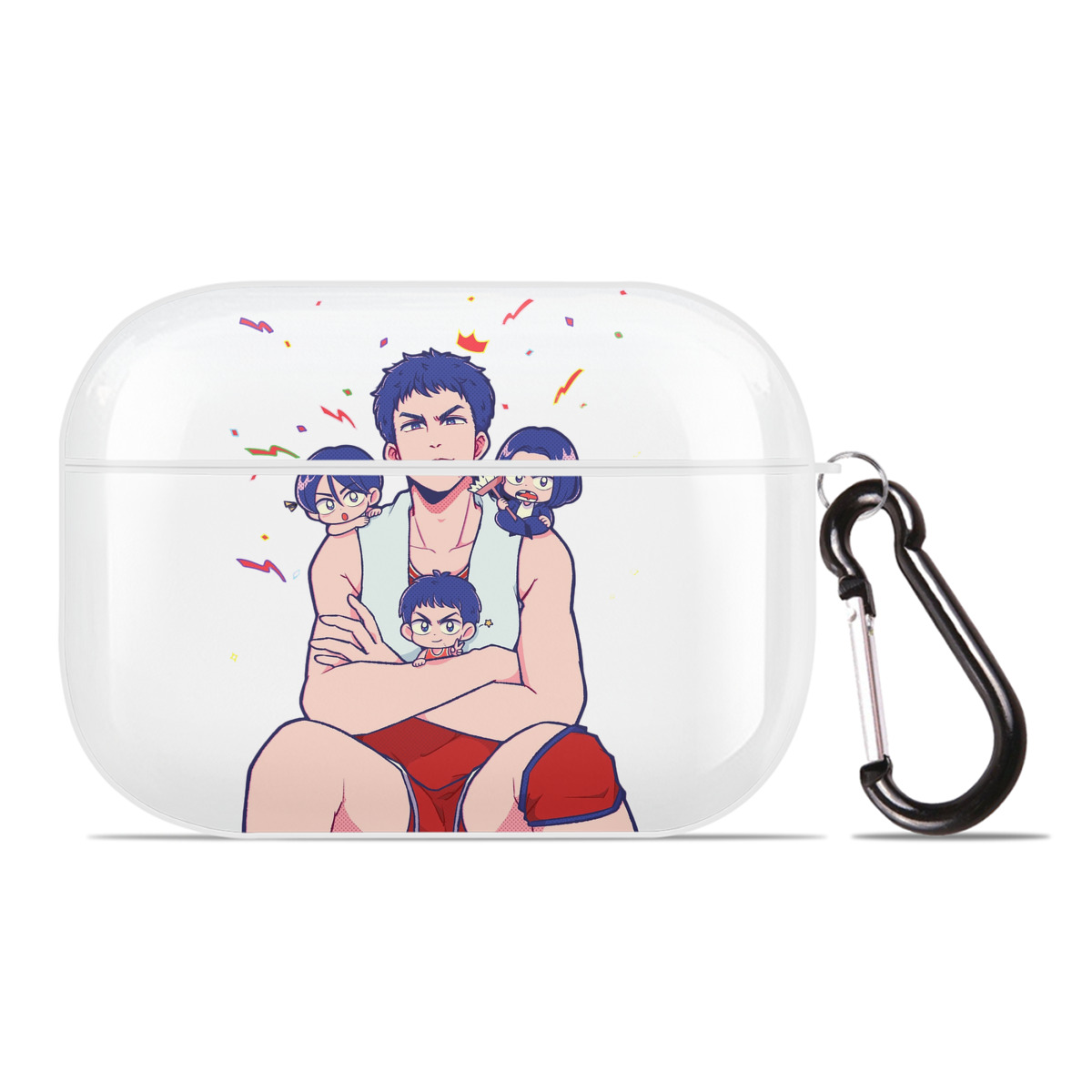 SLAM DUNK／スラムダンク 【AirPods Pro用】ハードシェル保護ケース 耐衝撃・防指紋・カラビナ付き商品仕様