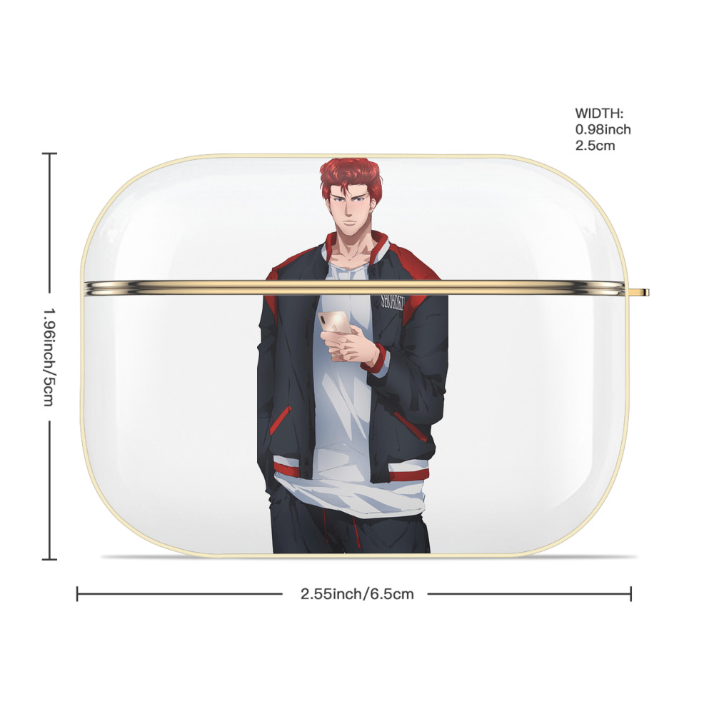 SLAM DUNK／スラムダンク 【AirPods Pro用】ハードシェル保護ケース｜耐衝撃・防指紋・カラビナ付き商品仕様