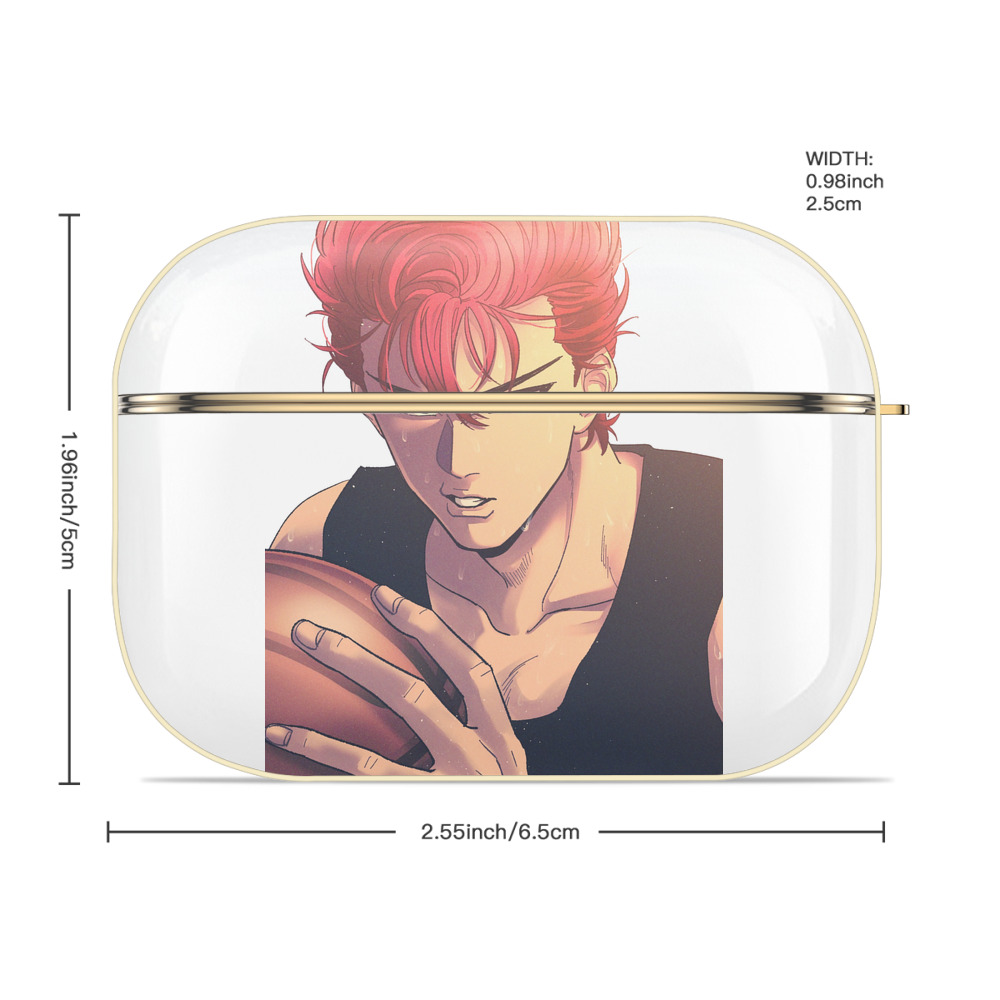 SLAM DUNK／スラムダンク 【AirPods Pro用】ハードシェル保護ケース｜耐衝撃・防指紋・カラビナ付き商品仕様