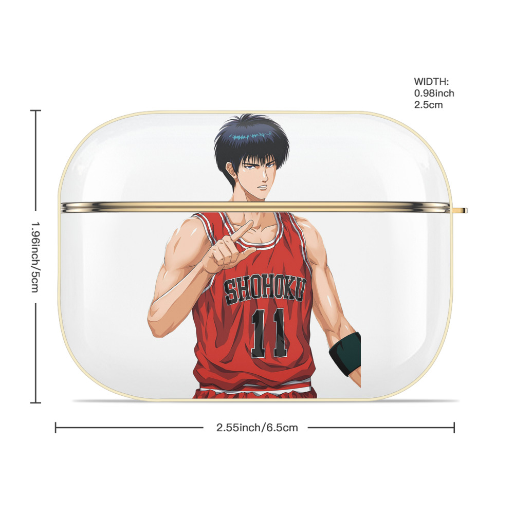 SLAM DUNK／スラムダンク 【AirPods Pro用】ハードシェル保護ケース｜耐衝撃・防指紋・カラビナ付き商品仕様