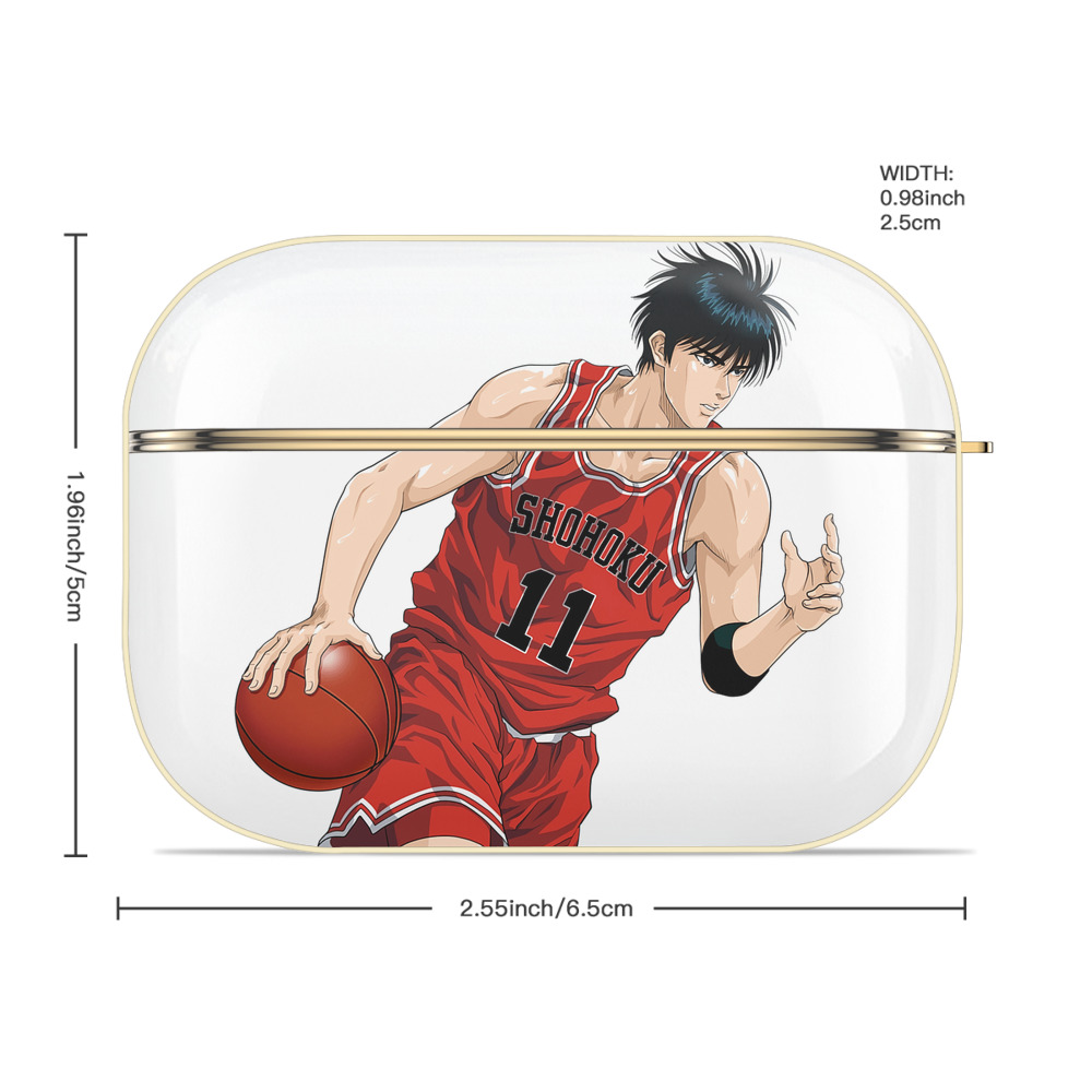 SLAM DUNK／スラムダンク 【AirPods Pro用】ハードシェル保護ケース｜耐衝撃・防指紋・カラビナ付き商品仕様