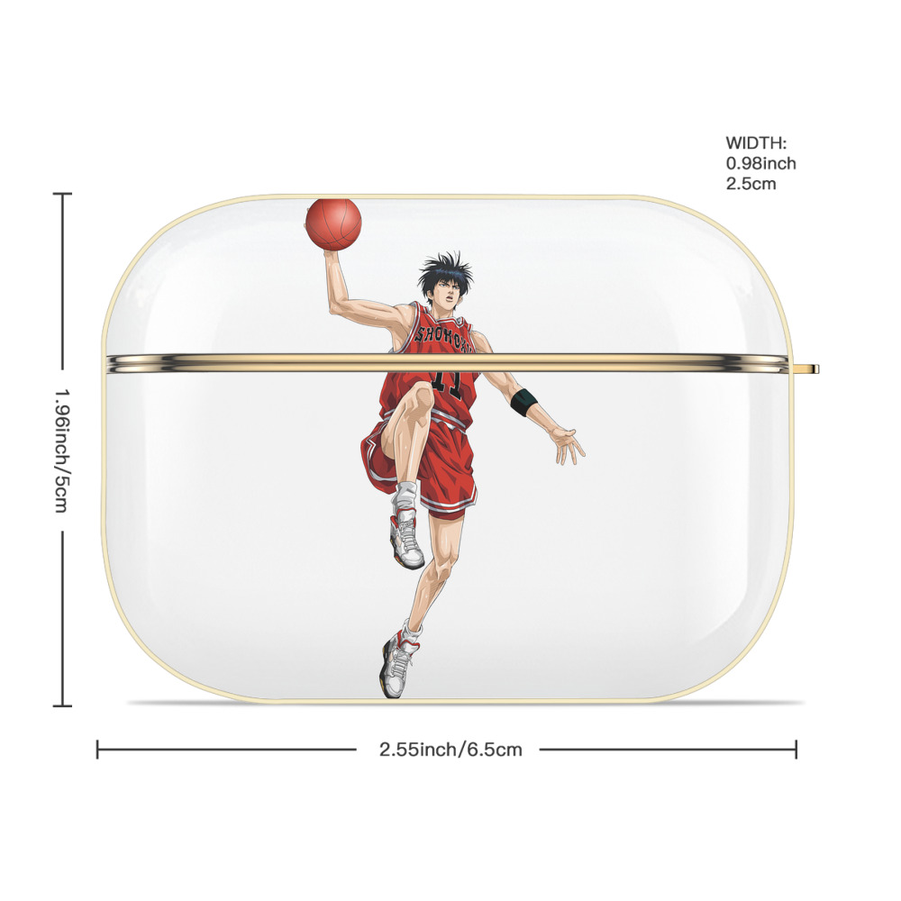 SLAM DUNK／スラムダンク 【AirPods Pro用】ハードシェル保護ケース｜耐衝撃・防指紋・カラビナ付き商品仕様