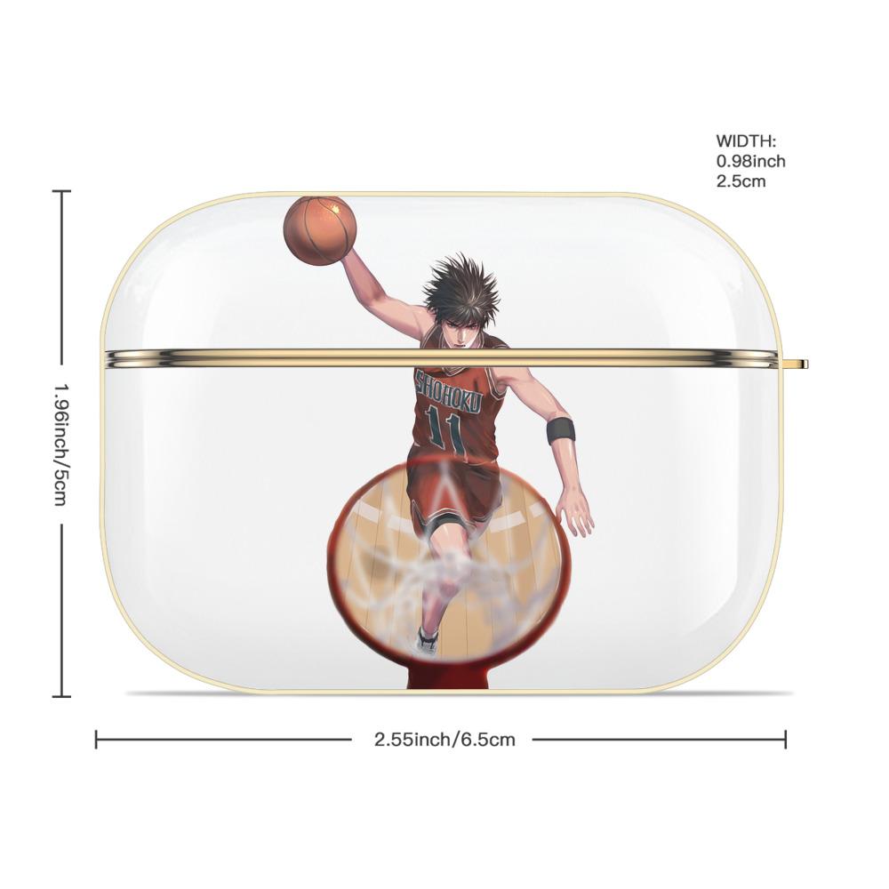 SLAM DUNK／スラムダンク 【AirPods Pro用】ハードシェル保護ケース｜耐衝撃・防指紋・カラビナ付き商品仕様
