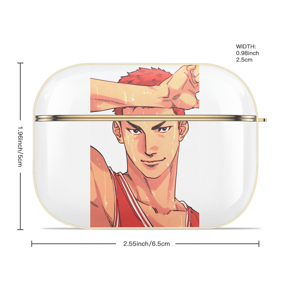 SLAM DUNK／スラムダンク 【AirPods Pro用】ハードシェル保護ケース｜耐衝撃・防指紋・カラビナ付き商品仕様