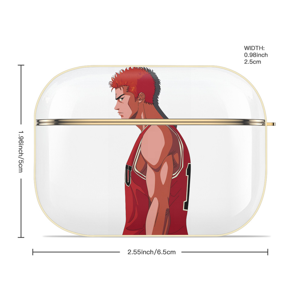 SLAM DUNK／スラムダンク 【AirPods Pro用】ハードシェル保護ケース｜耐衝撃・防指紋・カラビナ付き商品仕様