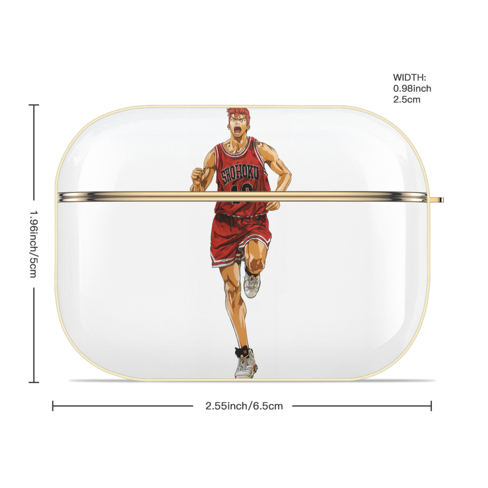 SLAM DUNK／スラムダンク 【AirPods Pro用】ハードシェル保護ケース｜耐衝撃・防指紋・カラビナ付き商品仕様