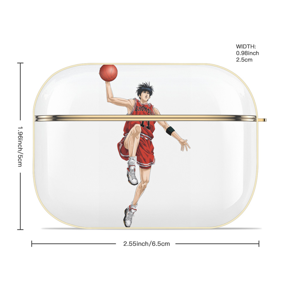 SLAM DUNK／スラムダンク 【AirPods Pro用】ハードシェル保護ケース｜耐衝撃・防指紋・カラビナ付き商品仕様