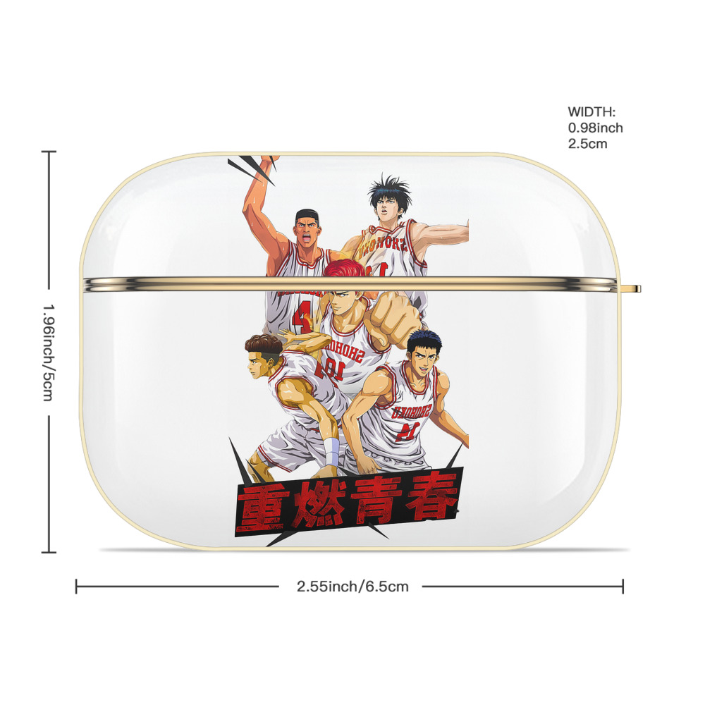 SLAM DUNK／スラムダンク 【AirPods Pro用】ハードシェル保護ケース｜耐衝撃・防指紋・カラビナ付き商品仕様