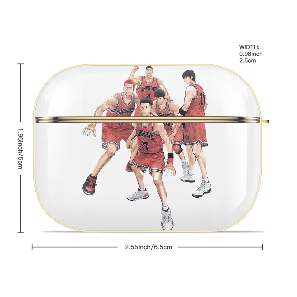 SLAM DUNK／スラムダンク 【AirPods Pro用】ハードシェル保護ケース｜耐衝撃・防指紋・カラビナ付き商品仕様