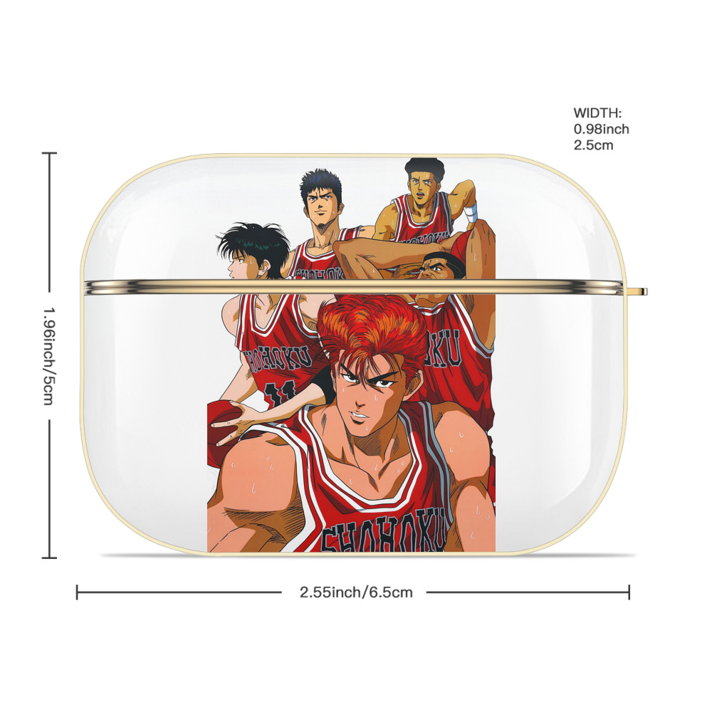 SLAM DUNK／スラムダンク 【AirPods Pro用】ハードシェル保護ケース｜耐衝撃・防指紋・カラビナ付き商品仕様