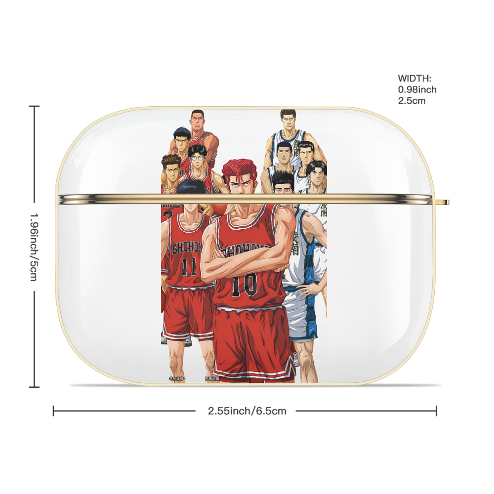 SLAM DUNK／スラムダンク 【AirPods Pro用】ハードシェル保護ケース｜耐衝撃・防指紋・カラビナ付き商品仕様