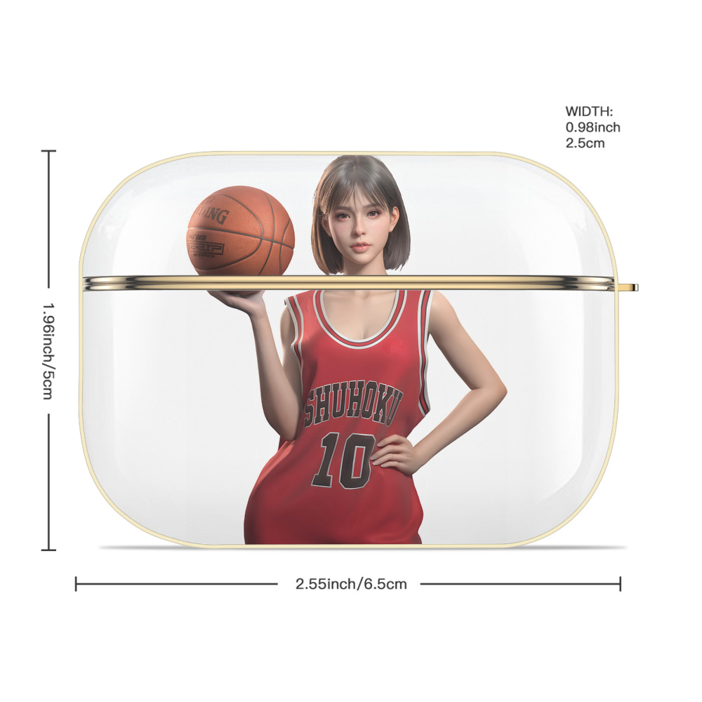 SLAM DUNK／スラムダンク 【AirPods Pro用】ハードシェル保護ケース｜耐衝撃・防指紋・カラビナ付き商品仕様