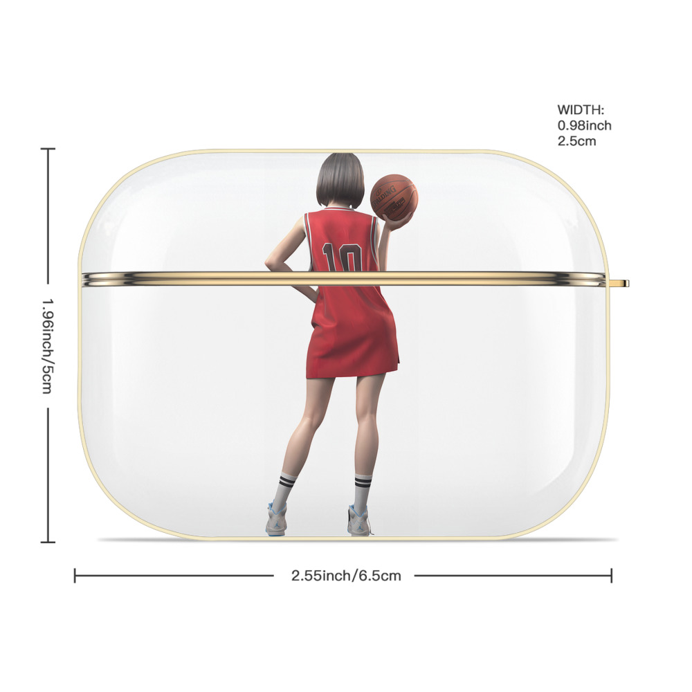 SLAM DUNK／スラムダンク 【AirPods Pro用】ハードシェル保護ケース｜耐衝撃・防指紋・カラビナ付き商品仕様