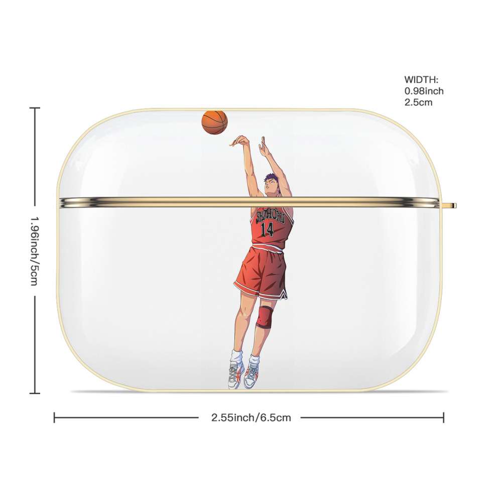 SLAM DUNK／スラムダンク 【AirPods Pro用】ハードシェル保護ケース｜耐衝撃・防指紋・カラビナ付き商品仕様